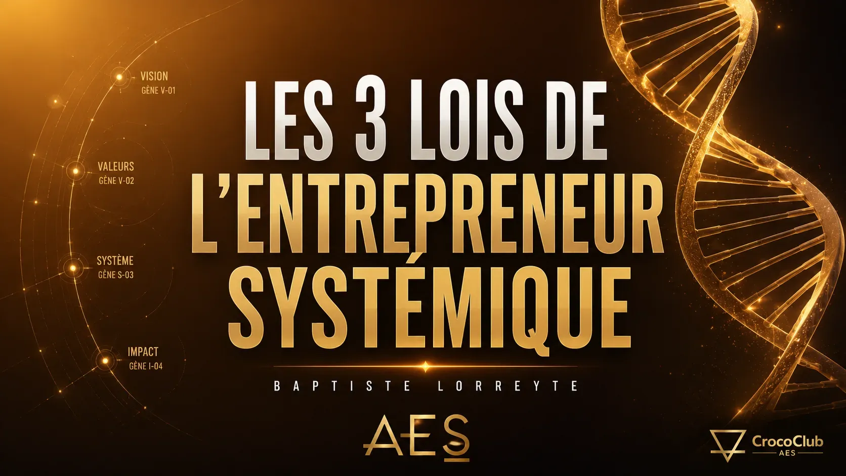 Formation Les Trois Lois de l'Entrepreneur Systémique